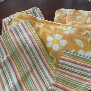 Pottery Barn Teen Full Size Duvet, 2 Shams and coordinating Full Size sheet set